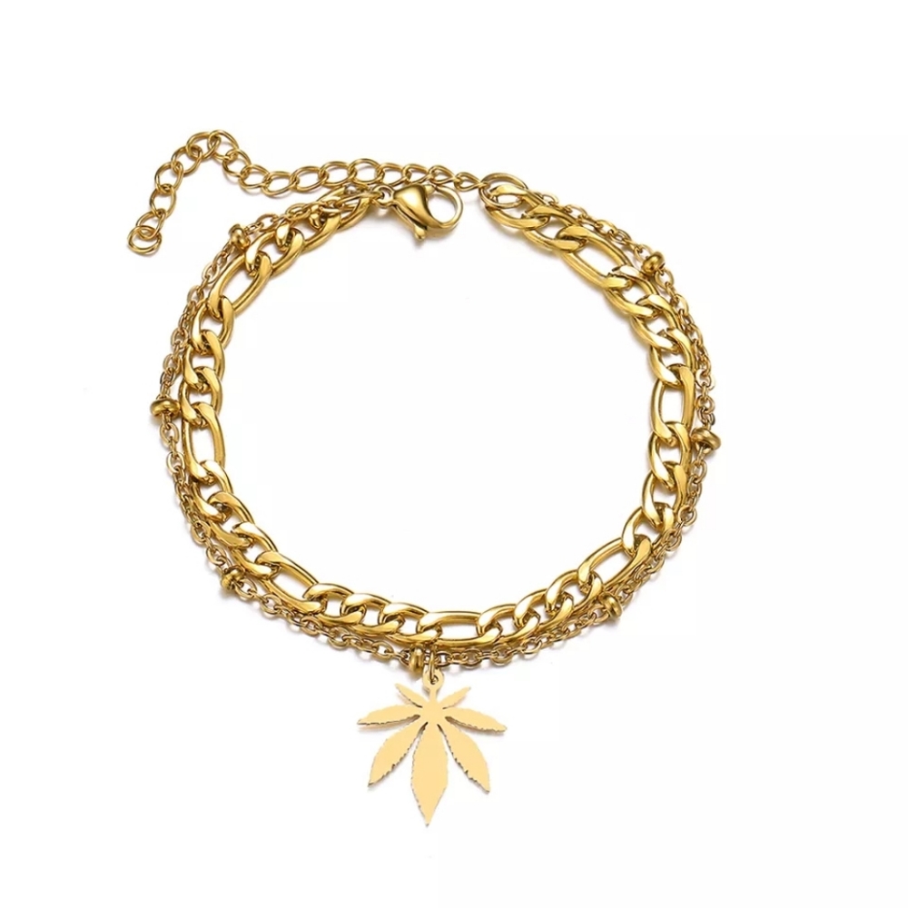 Trendy Classic Leaf Bracelet